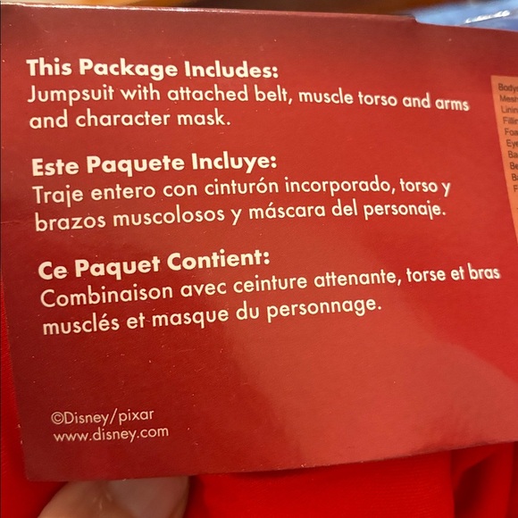 NWT Dash The Incredibles  Disney/Pixar 2T muscle costume  superhero - Picture 9 of 9